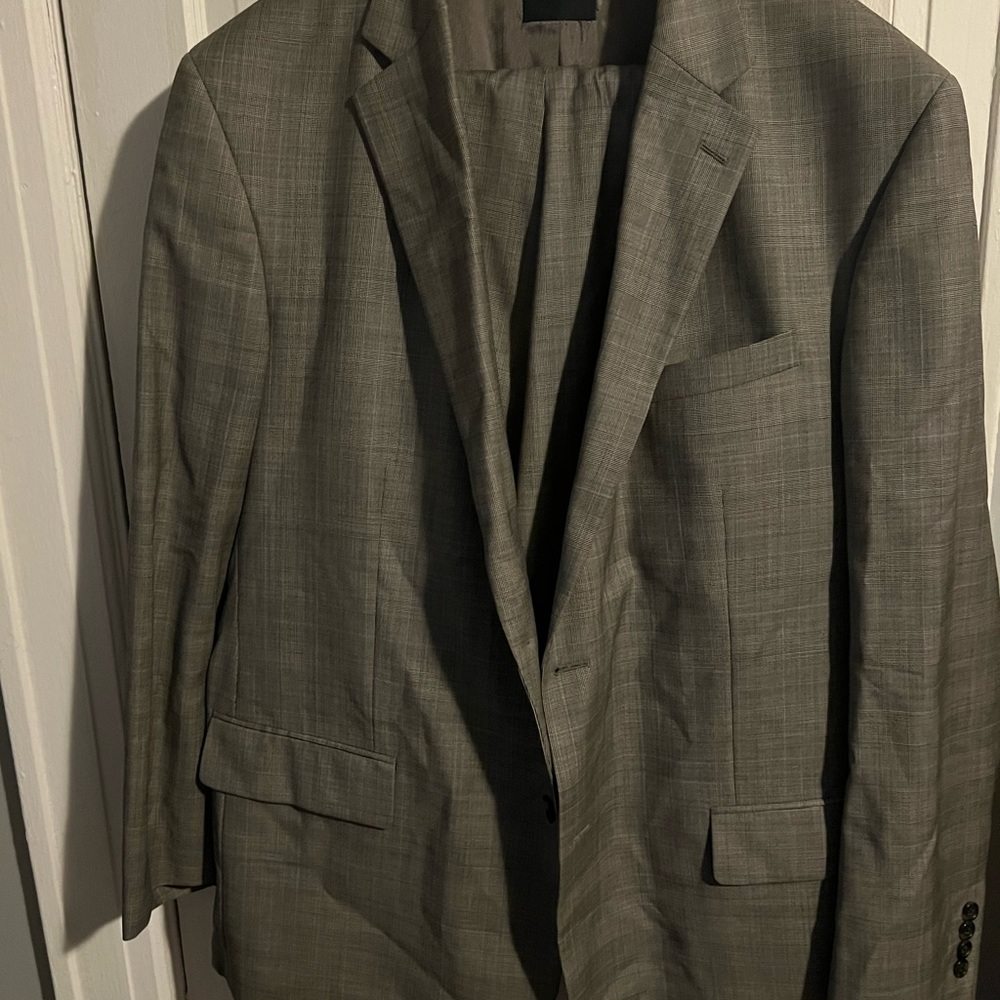 Nautica Mens Gray Suit